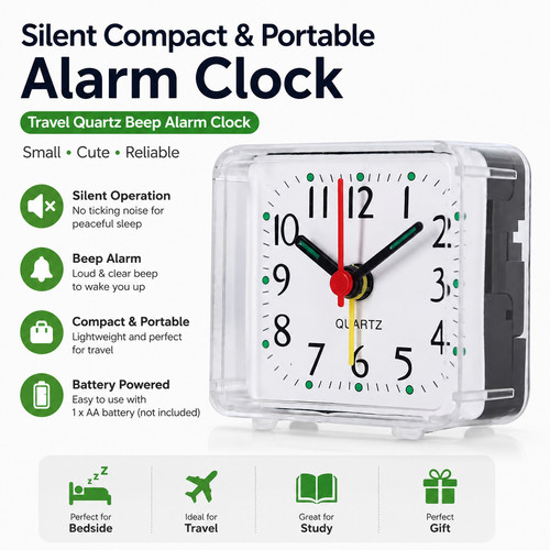 Silent travel alarm - silent,