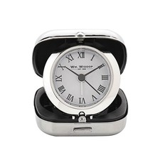 Silver Fold Up Alarm Clock by