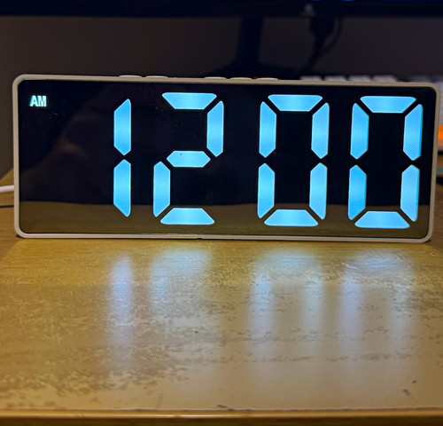 Led digital alarm - led, clock