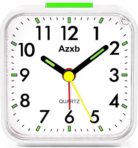 Analog alarm clock silent no - clock,,