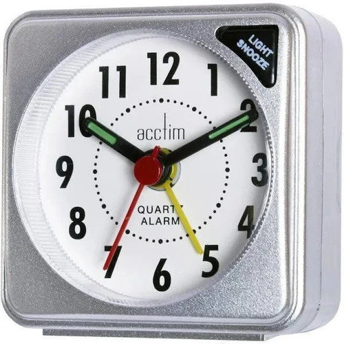 Acctim travel silver alarm - acctim,