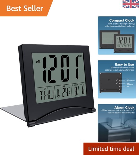 Foldable lcd digital alarm - foldable,