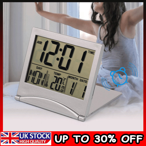 Digital travel alarm clock - alarm,