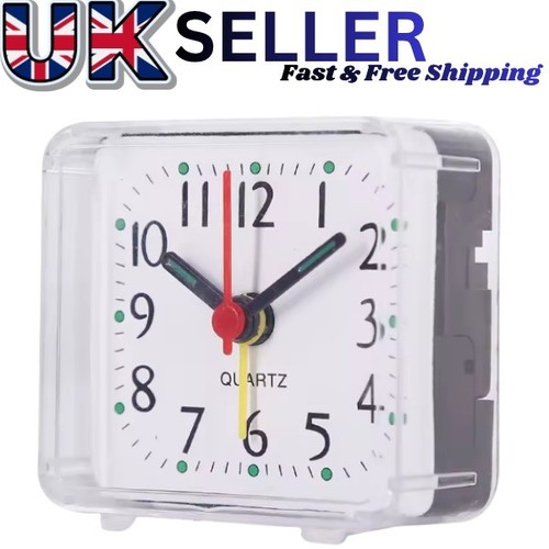 Silent travel alarm clock - alarm,