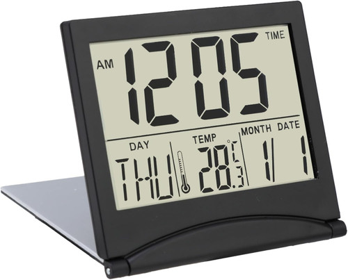 Digital lcd travel alarm - digital,