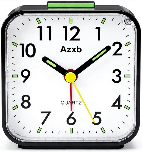 Analog alarm clock silent - clock, no