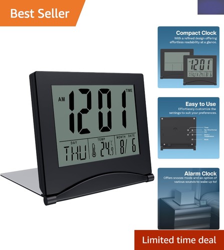 Compact travel alarm clock - travel,