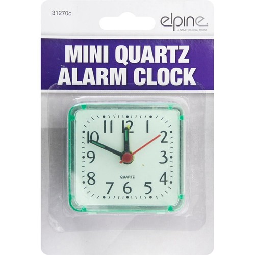 Elpine mini quartz alarm clock - mini,