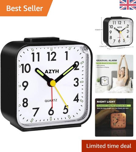 Portable silent alarm clock - portable,