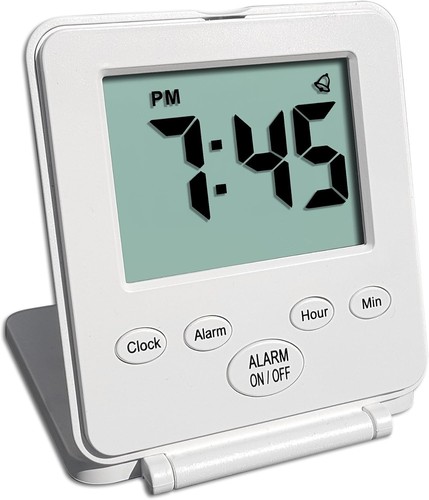 Digital travel alarm clock - clock,