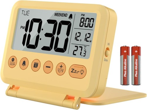 Digital travel alarm clock - travel,