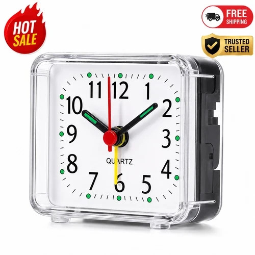 Compact portable alarm clock - compact,