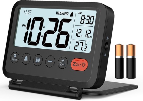 Travel alarm clock - alarm,