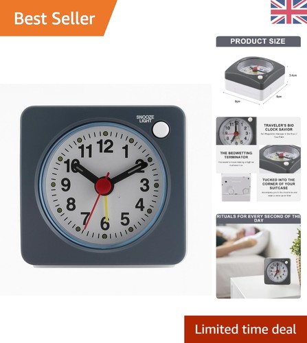 Silent travel alarm clock - alarm, –