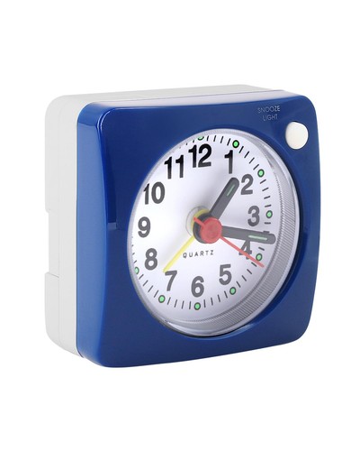 Travel alarm clock blue - travel,