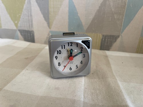 Acctim travel silver alarm - acctim,