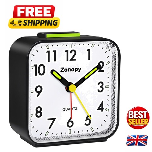 Silent quartz travel alarm - silent,