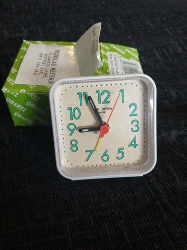 Travel alarm clock with box - travel,