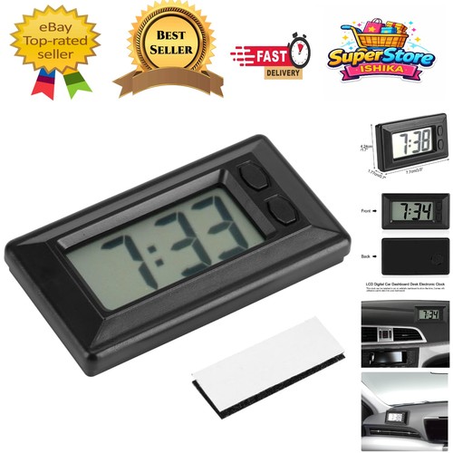 Clear lcd travel alarm clock - travel,